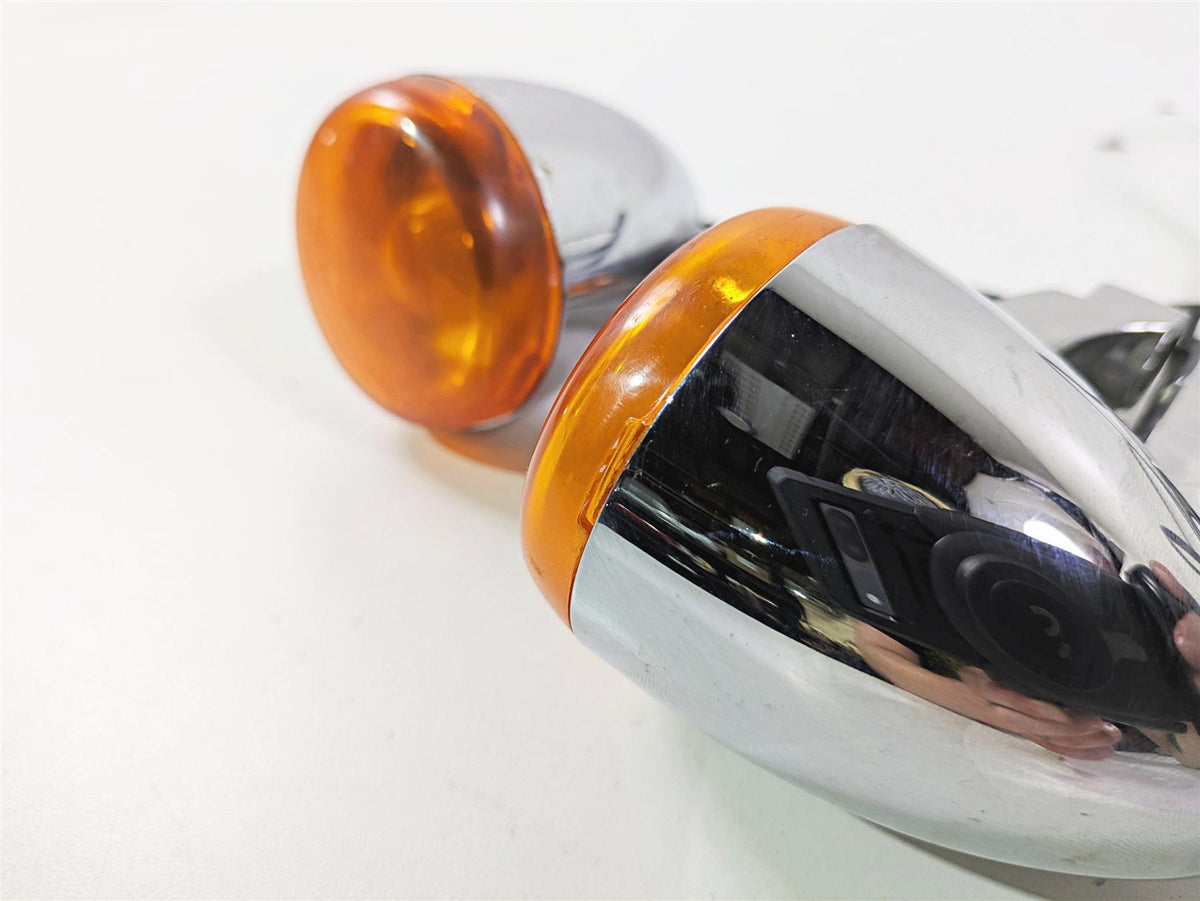 2007 Harley Sportster XL1200 C Front Turn Signal Blinker Set 68972-00 {{ shop.shopifyCountryName }} - Mototech271