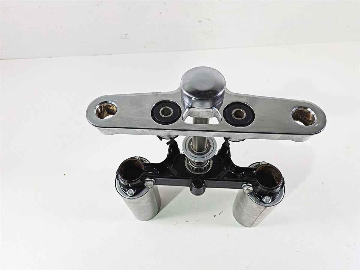 2014 Harley FLS Softail Slim Upper & Lower Triple Tree Set 45605-00A 45456-86B {{ shop.shopifyCountryName }} - Mototech271