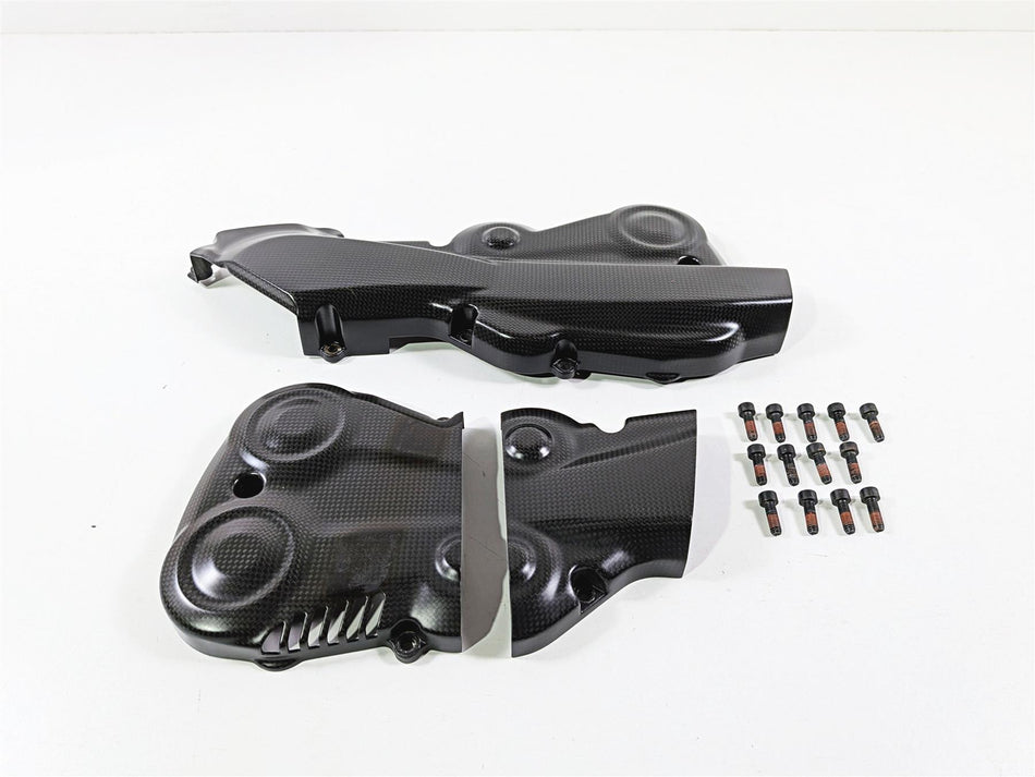 2016 Ducati Hypermotard 939 SP Carbon Fiber Timing Belt Covers 24511301B-Mototech271