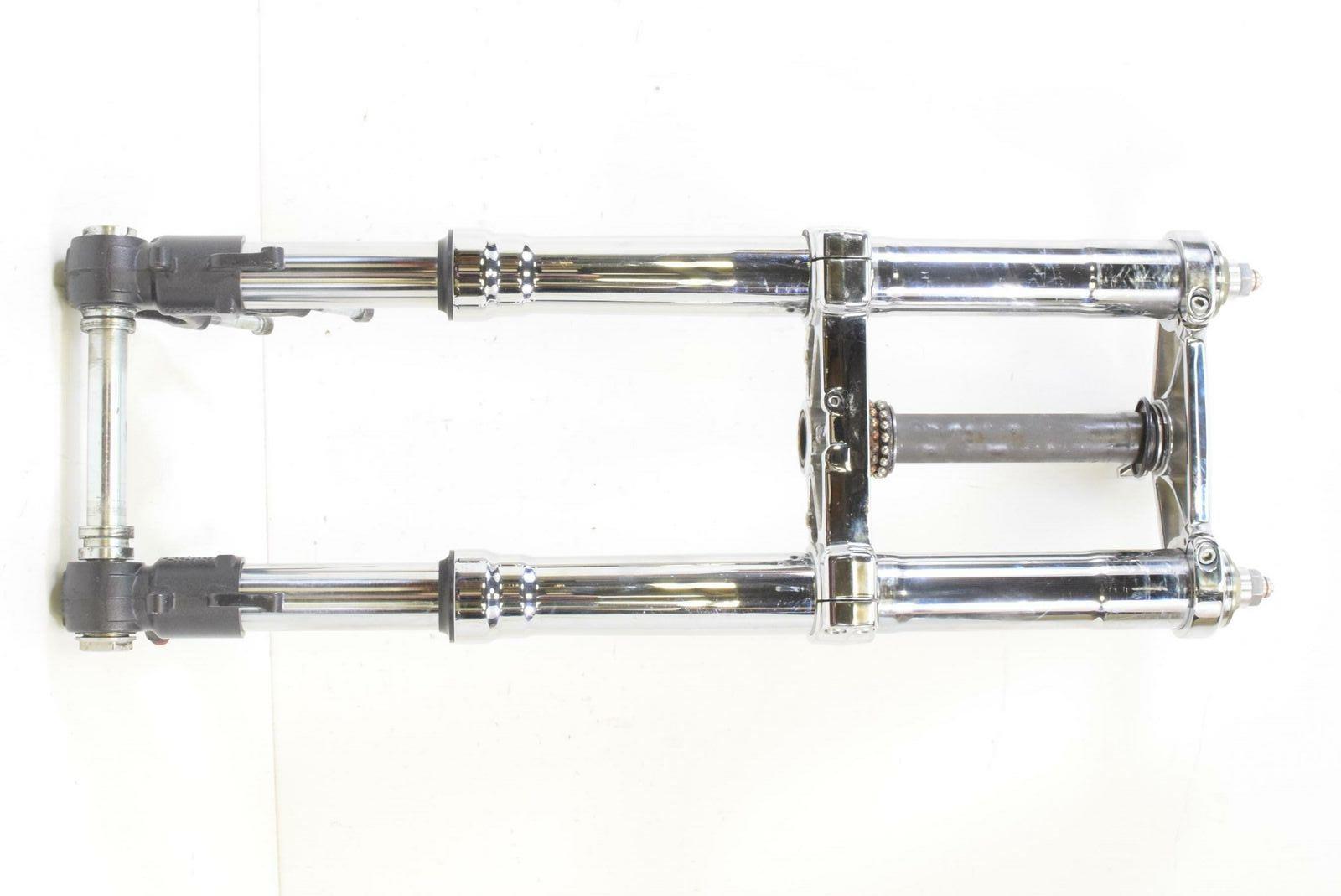 2008 Ducati 848 Complete Chrome Front Fork Triple Tree Set 34520161B 34420161B