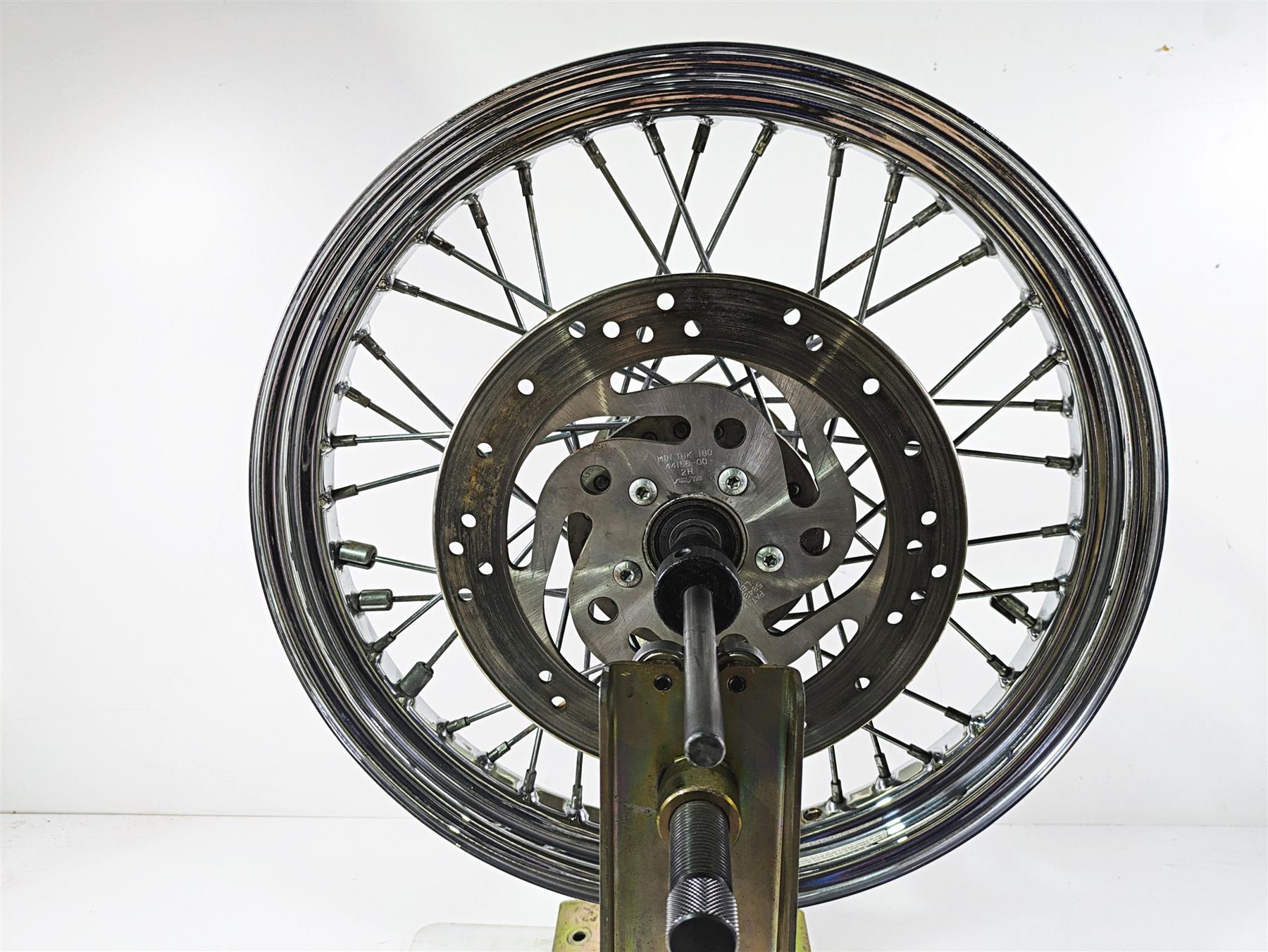 2003 Harley Dyna FXDL Low Rider 100TH Front Wheel Rim 19x2.5 Wobble 43105-05A {{ shop.shopifyCountryName }} - Mototech271