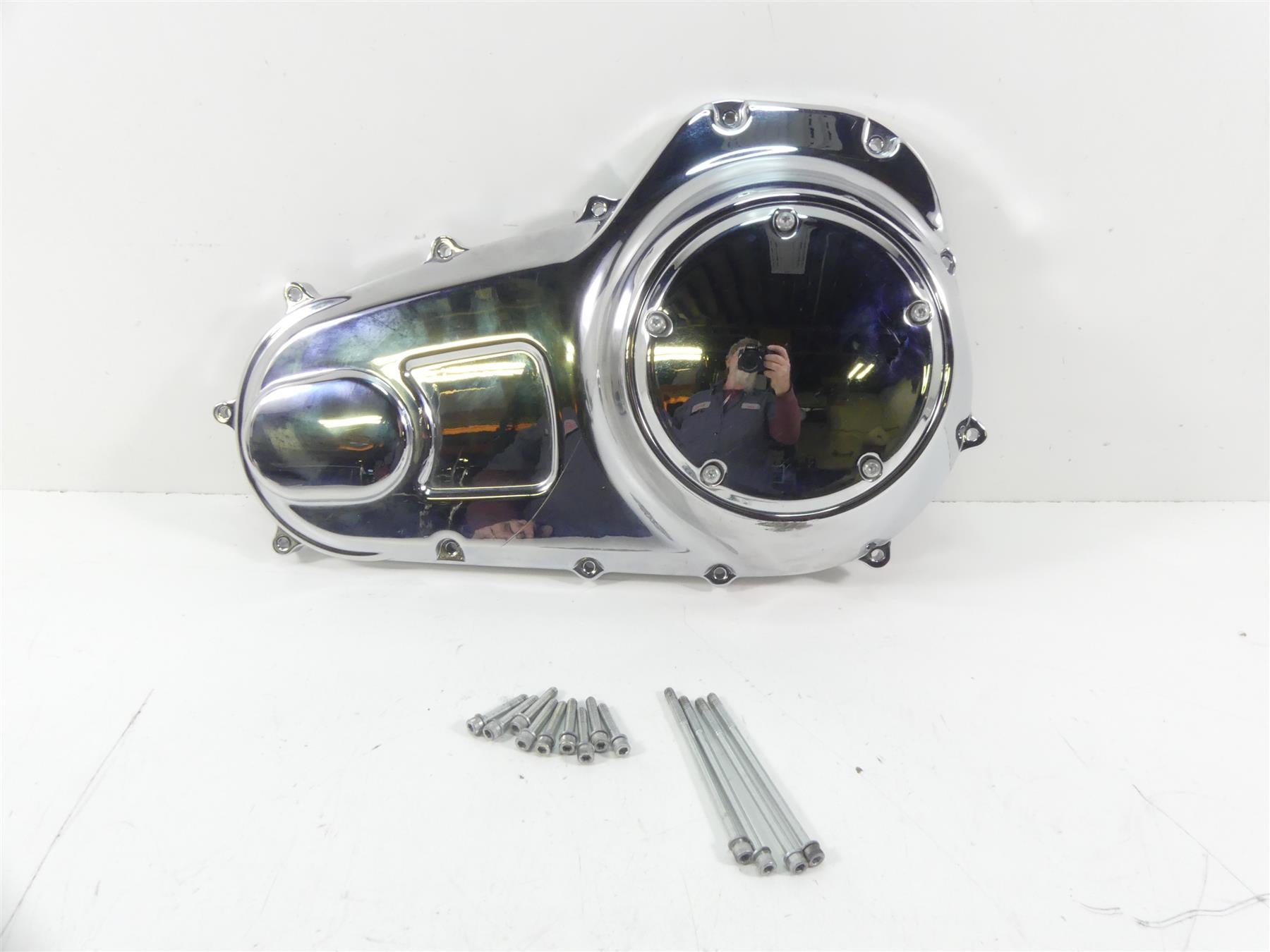 2014 Harley Touring FLHX Street Glide Outer Primary Drive Clutch Cover 60685-07 {{ shop.shopifyCountryName }} - Mototech271