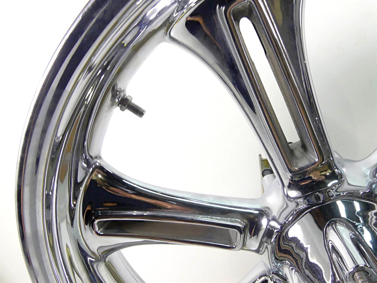 2011 Victory Cross Country Front Rear Chrome Cast Wheel Rim Set 1521383 1521384 {{ shop.shopifyCountryName }} - Mototech271