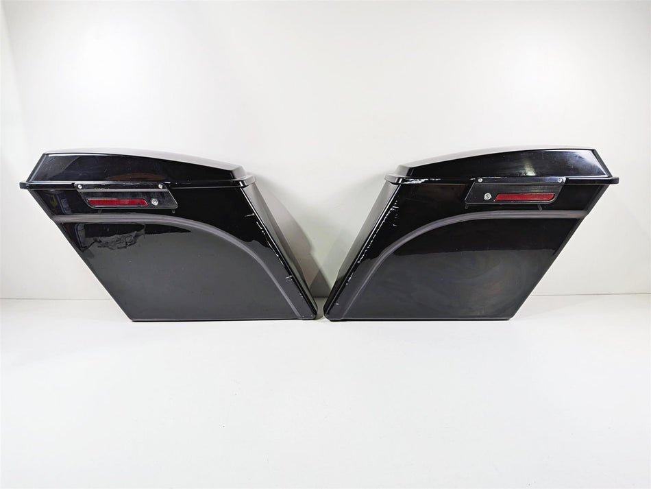 2017 Harley Touring FLHXS Street Glide Stretched Aftermarket Saddlebag Saddle Bag Set {{ shop.shopifyCountryName }} - Mototech271