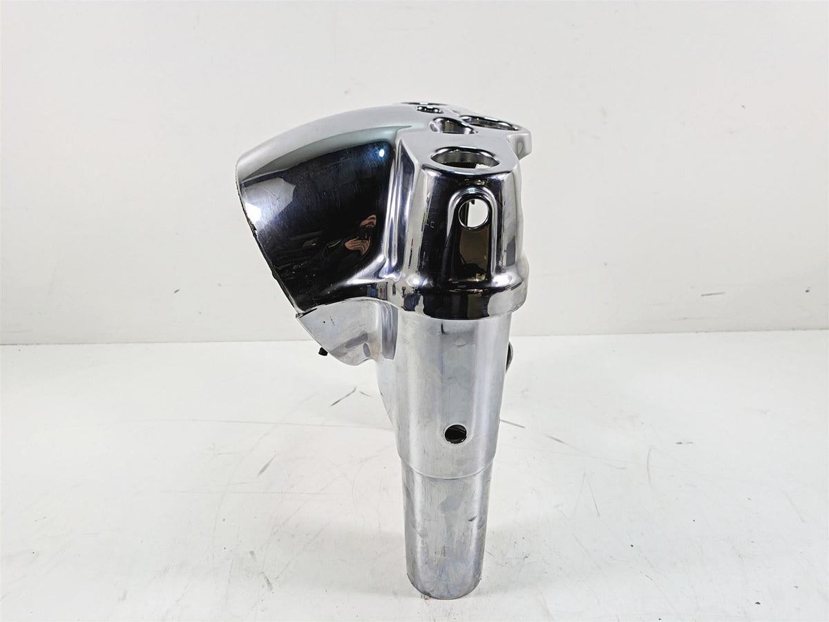 2012 Harley FLD Dyna Switchback Chrome Headlight Head Light Nacelle Set 61400078 {{ shop.shopifyCountryName }} - Mototech271