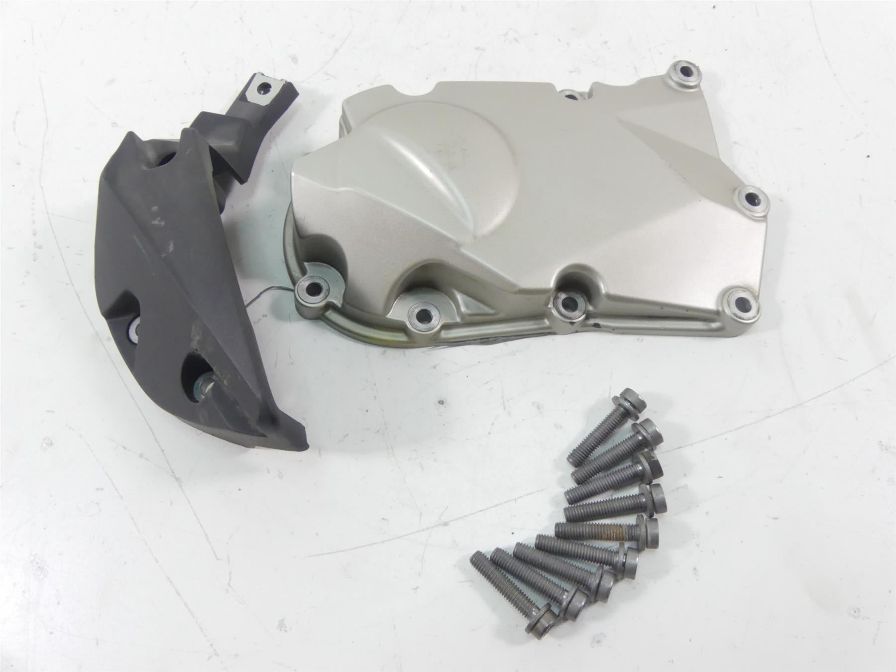 2015 BMW K1600GT K48 Right Side Engine Timing Cover + Crash Pad 11147716427