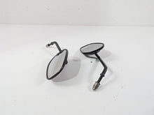 Load image into Gallery viewer, 2016 Harley FXDF Dyna Fat Bob Black Rear View Mirror Set 91909-03B 91910-03B
