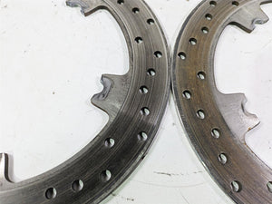 2015 Harley FXDL Dyna Low Rider Front Brake Disc Rotor Set 44553-06A