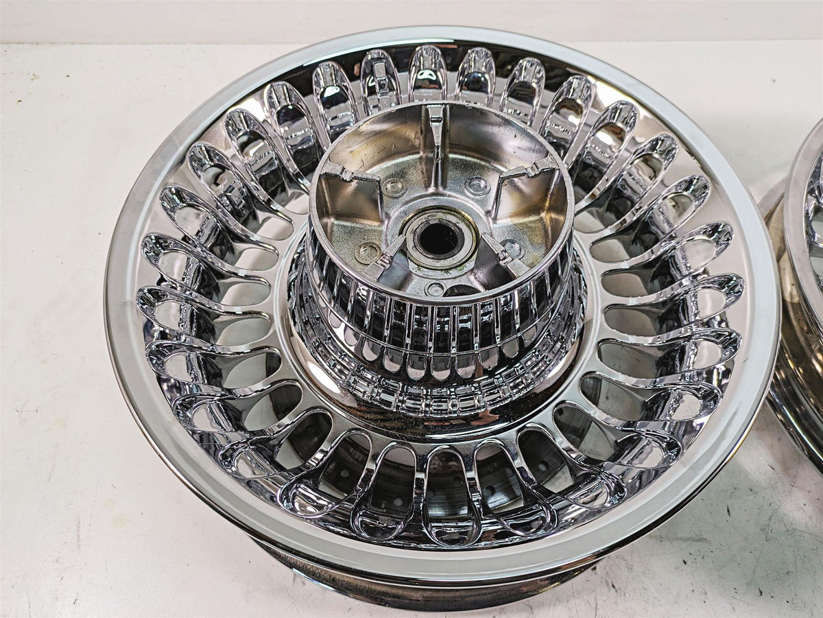 2010 Harley Touring FLHTCU Electra Glide Front Rear Chrome Wheel Set 43300161 {{ shop.shopifyCountryName }} - Mototech271
