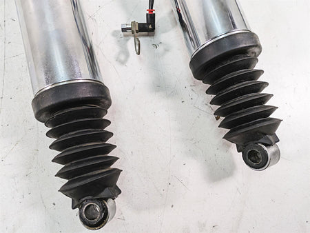 2008 Harley FLHTCU Electra Glide Rear Chrome Air Shock Damper 12" Set {{ shop.shopifyCountryName }} - Mototech271