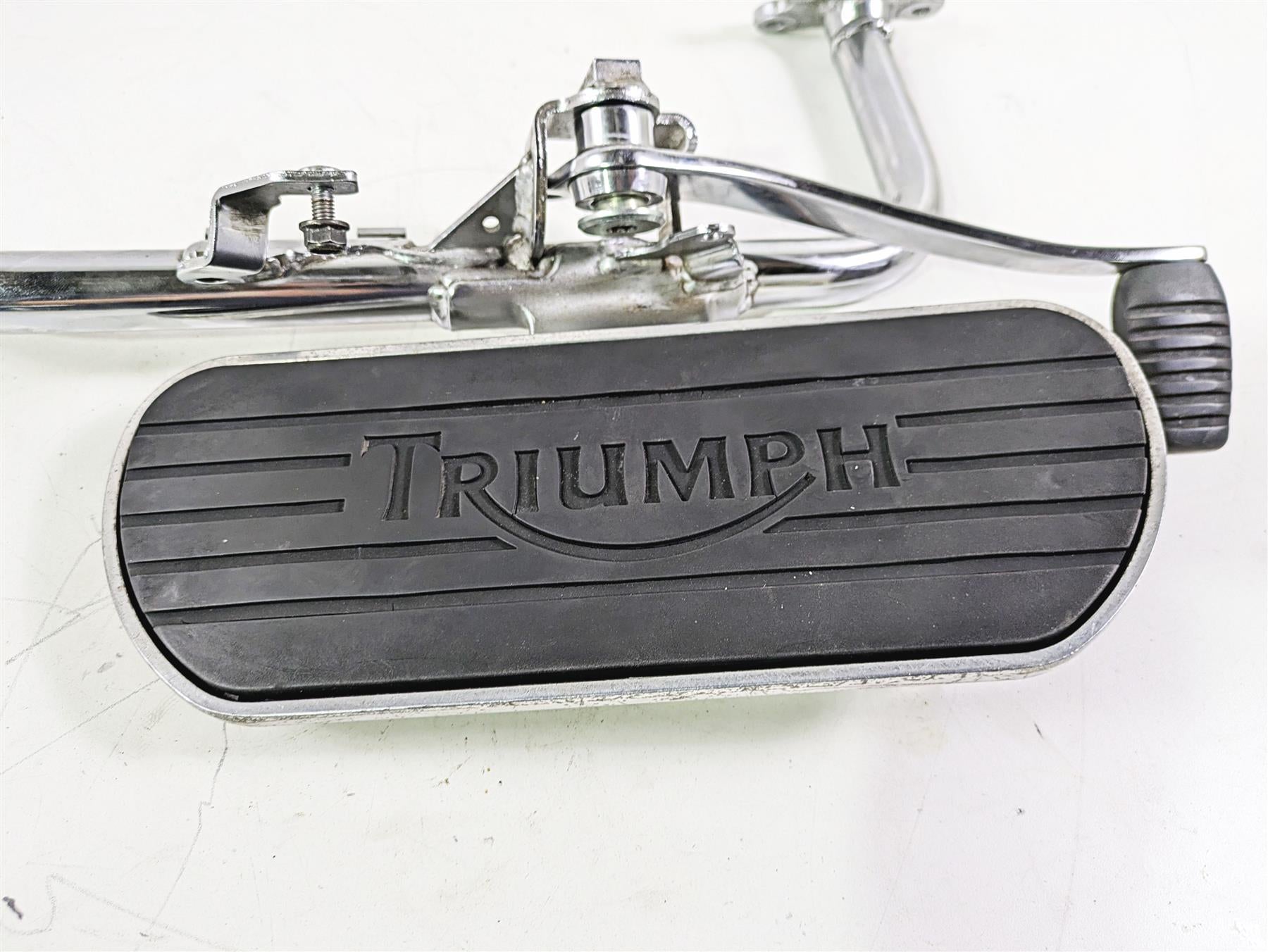 2006 Triumph Rocket 3 Right Rider Foot Peg Mount & Brake Pedal T2083010 {{ shop.shopifyCountryName }} - Mototech271