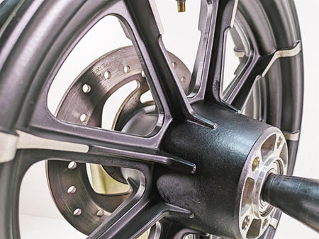 2019 Harley XL883N Sportster Iron Rear Wheel Rim 9 Spoke 16x3 40900402 {{ shop.shopifyCountryName }} - Mototech271