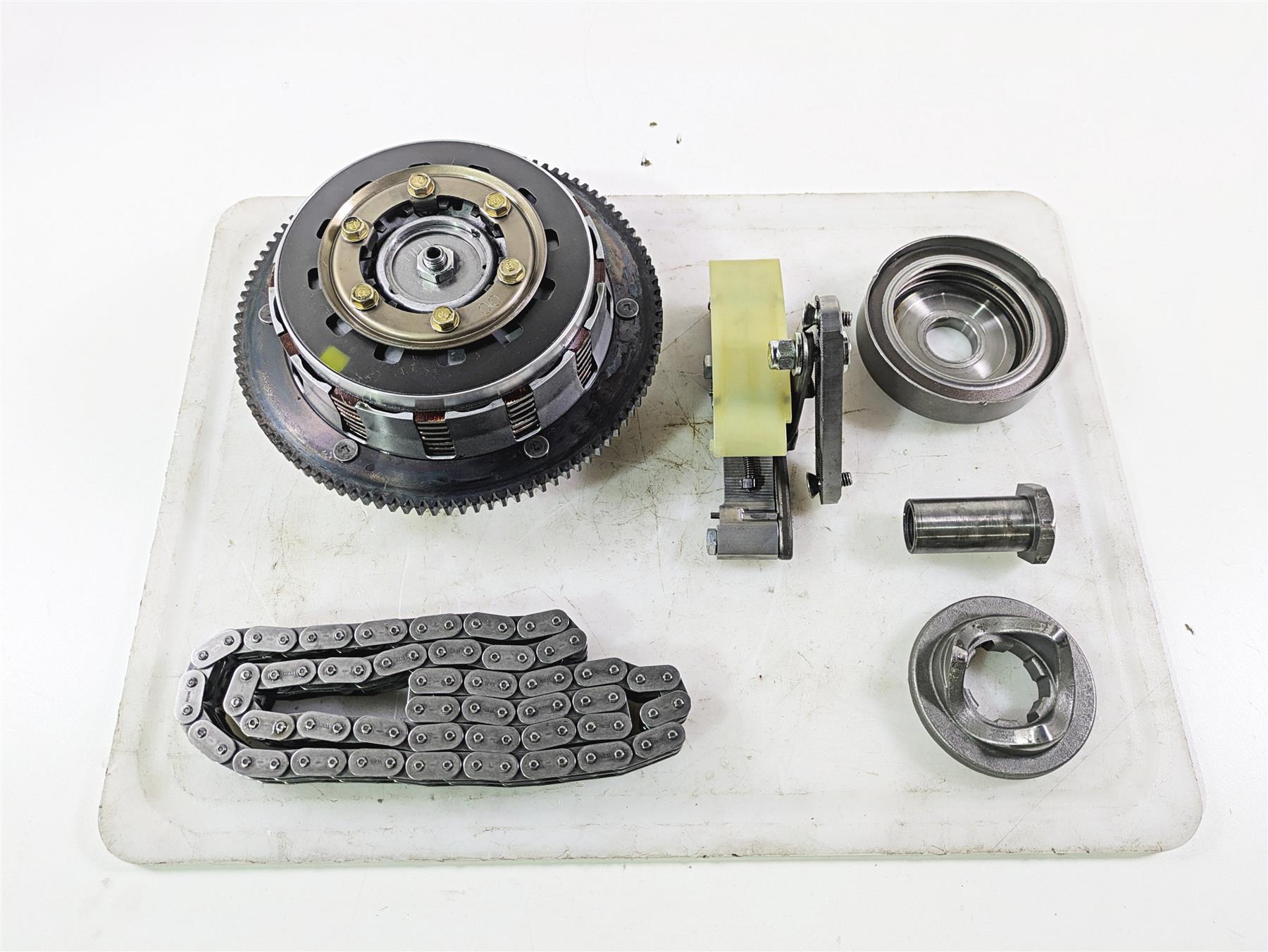 2004 Harley Softail FLSTF Fat Boy Primary Drive Clutch Kit 37802-04A {{ shop.shopifyCountryName }} - Mototech271
