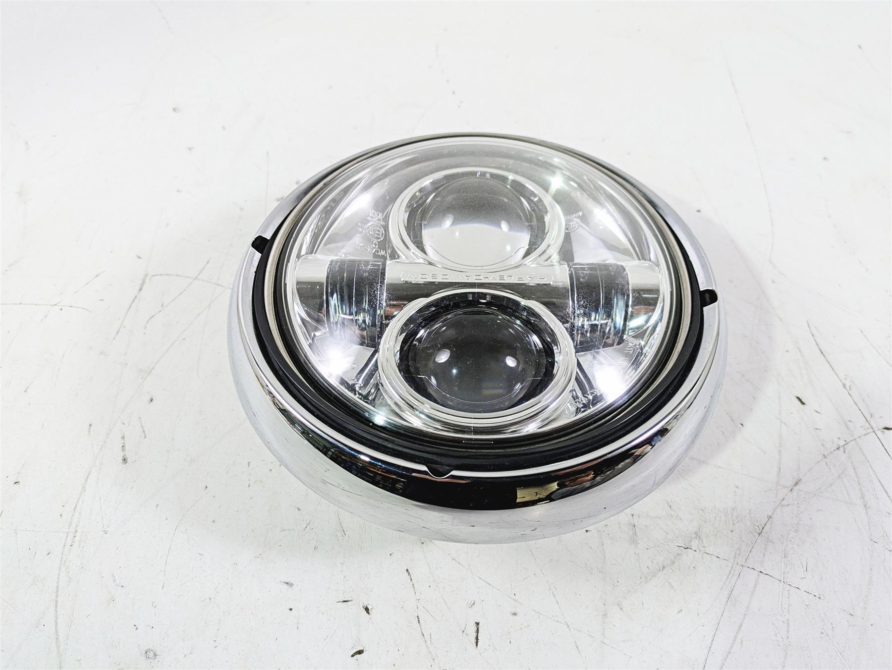 2015 Harley Touring FLHTKL E -Glide Low Led Headlight Head Light Lamp 67700060 {{ shop.shopifyCountryName }} - Mototech271