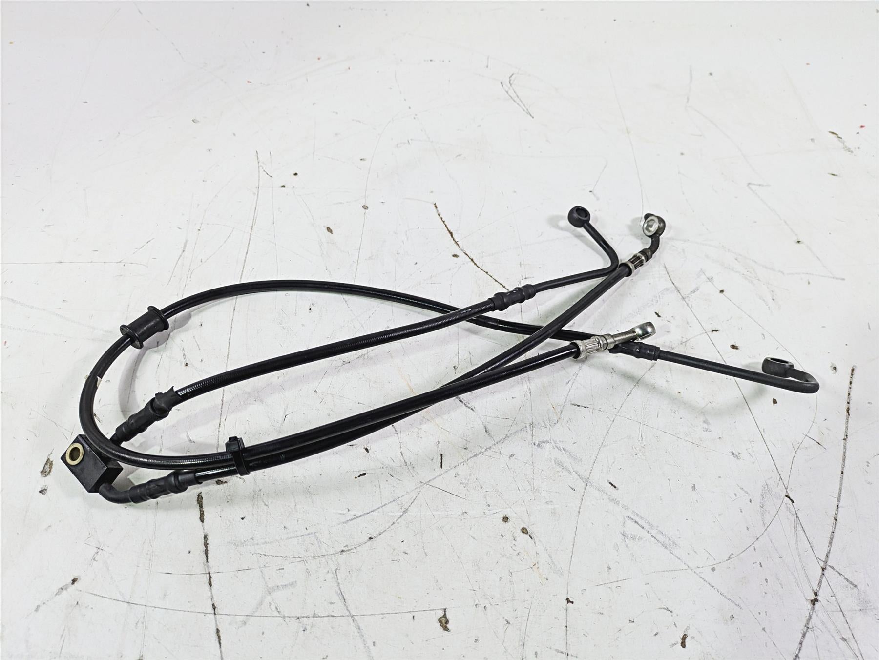 2016 Harley FLSTC Softail Heritage Abs Front Brake Line Hose Set 41800305