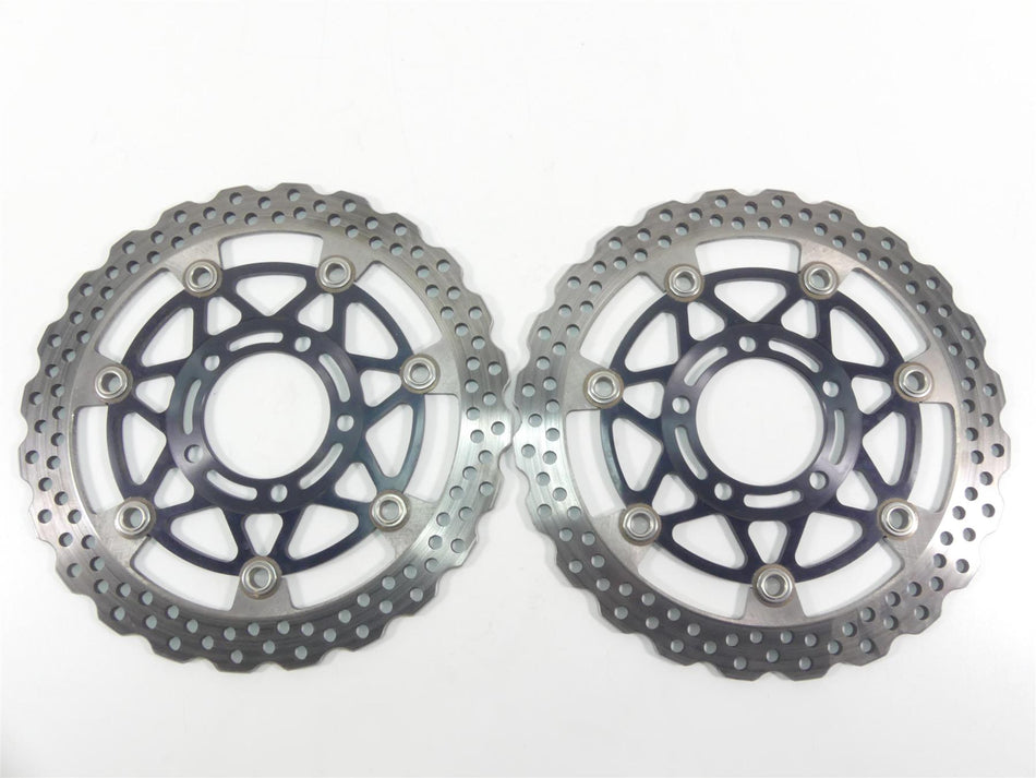 2012 Kawasaki ZX1400 ZX14R Ninja Front Brake Rotor Disc Set 41080-0570-5C {{ shop.shopifyCountryName }} - Mototech271