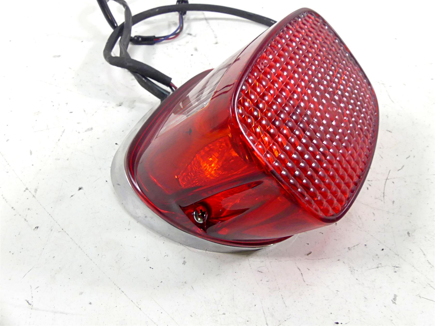 1997 Harley Sportster XL1200 C Taillight Tail Light & Wiring 68048-93B {{ shop.shopifyCountryName }} - Mototech271