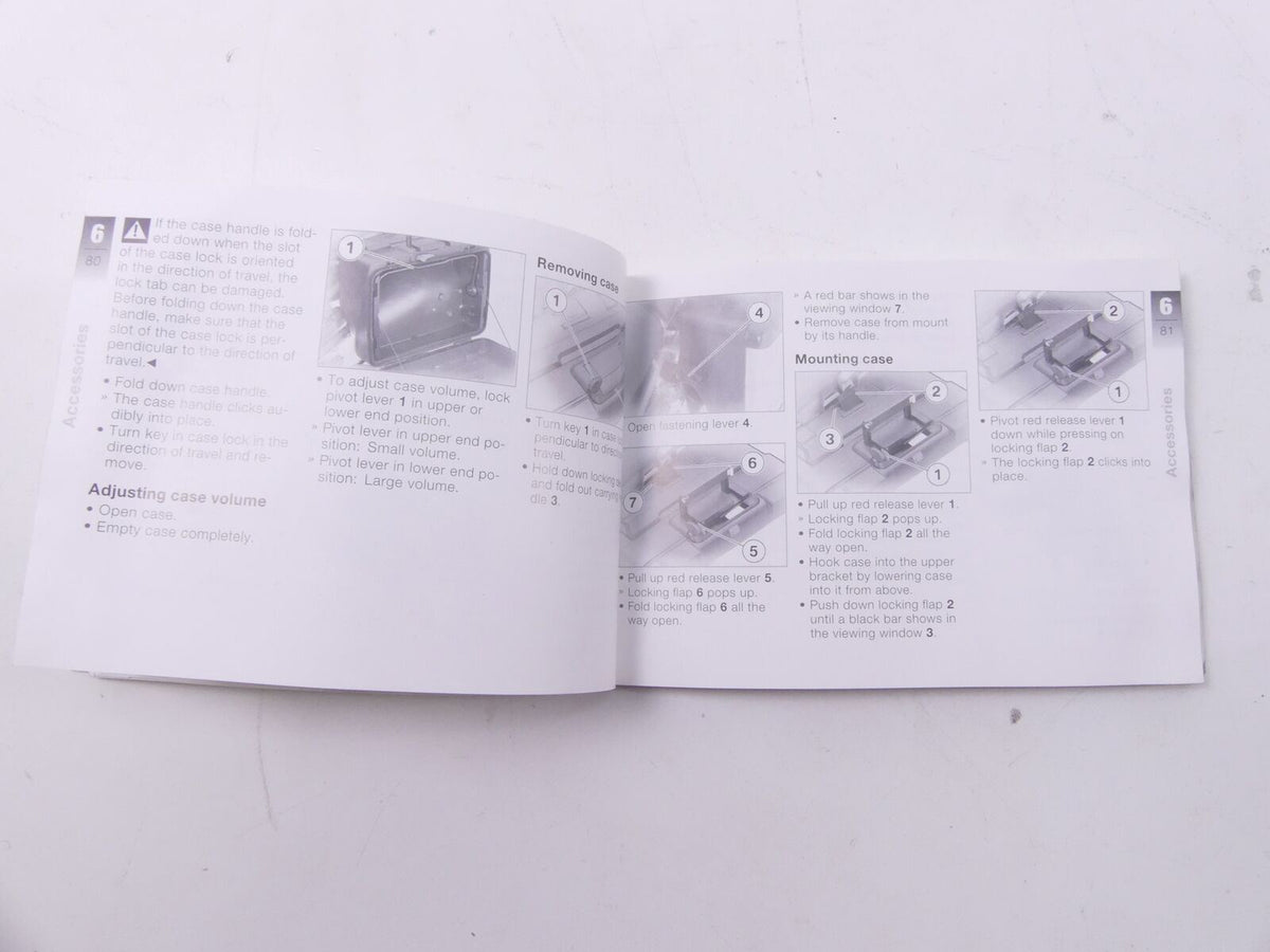 2005 BMW R1200GS K25 Owners Manual Handbook Hand Book US Model - Wet 01477704007 {{ shop.shopifyCountryName }} - Mototech271