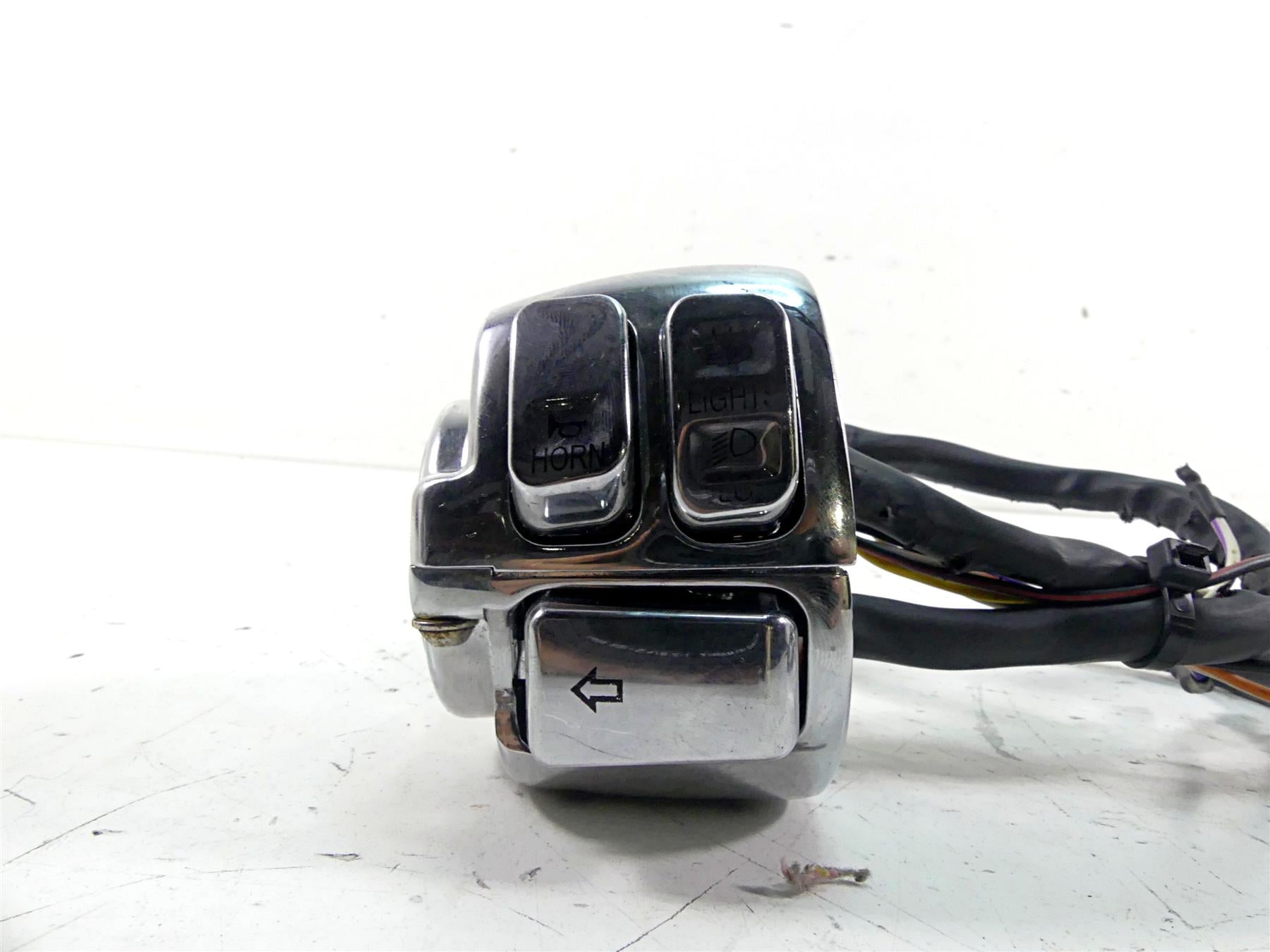 Harley Davidson Sportster Dyna Softail V Rod Chrome Left Right Control Switch Set {{ shop.shopifyCountryName }} - Mototech271