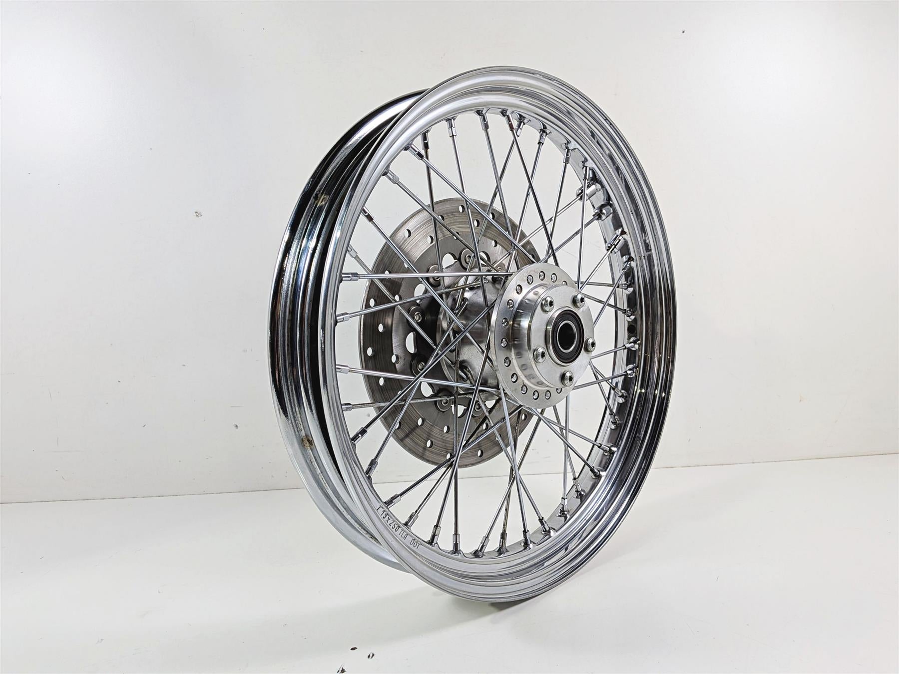 2006 Harley Davidson Dyna FXDBI Street Bob 19x2.5 Front Wheel - Wobble 43105-06A {{ shop.shopifyCountryName }} - Mototech271