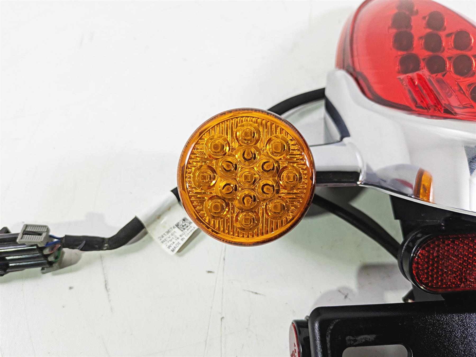 2018 Indian Chieftain Limited Chrome Taillight Blinker Plate Holder Set 5138445 {{ shop.shopifyCountryName }} - Mototech271