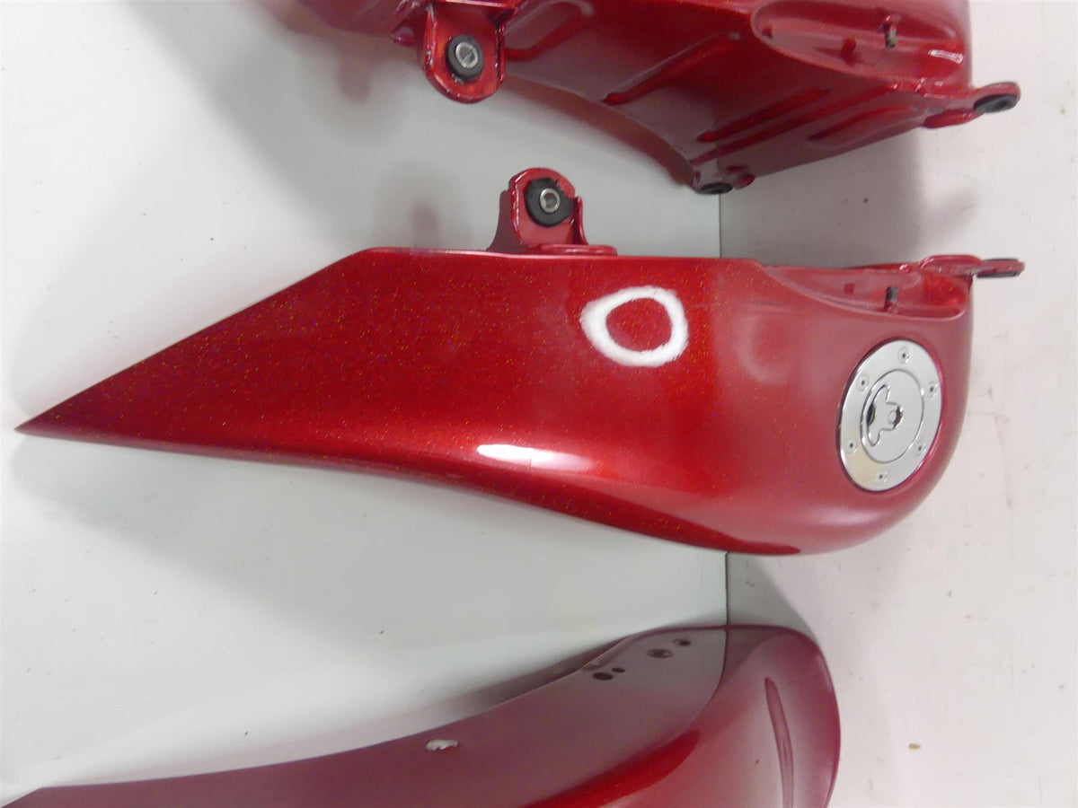 1999 Harley FXSTS Softail Springer Fuel Tank Fender Red Pearl Set 61290-97 {{ shop.shopifyCountryName }} - Mototech271