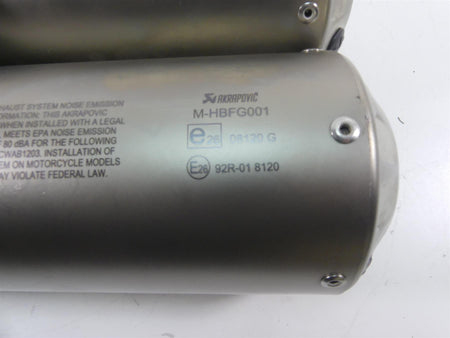 2022 Indian FTR1200 S Akrapovic Titanium Exhaust Muffler Pipe Set 1263584-864 {{ shop.shopifyCountryName }} - Mototech271
