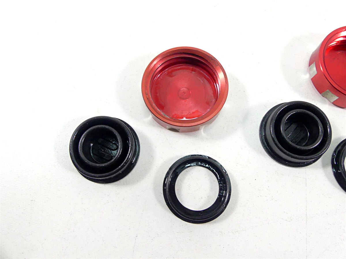 2012 Ducati Monster 1100 EVO Crazy Sports Red Clutch Brake Master Reservoir Lid {{ shop.shopifyCountryName }} - Mototech271