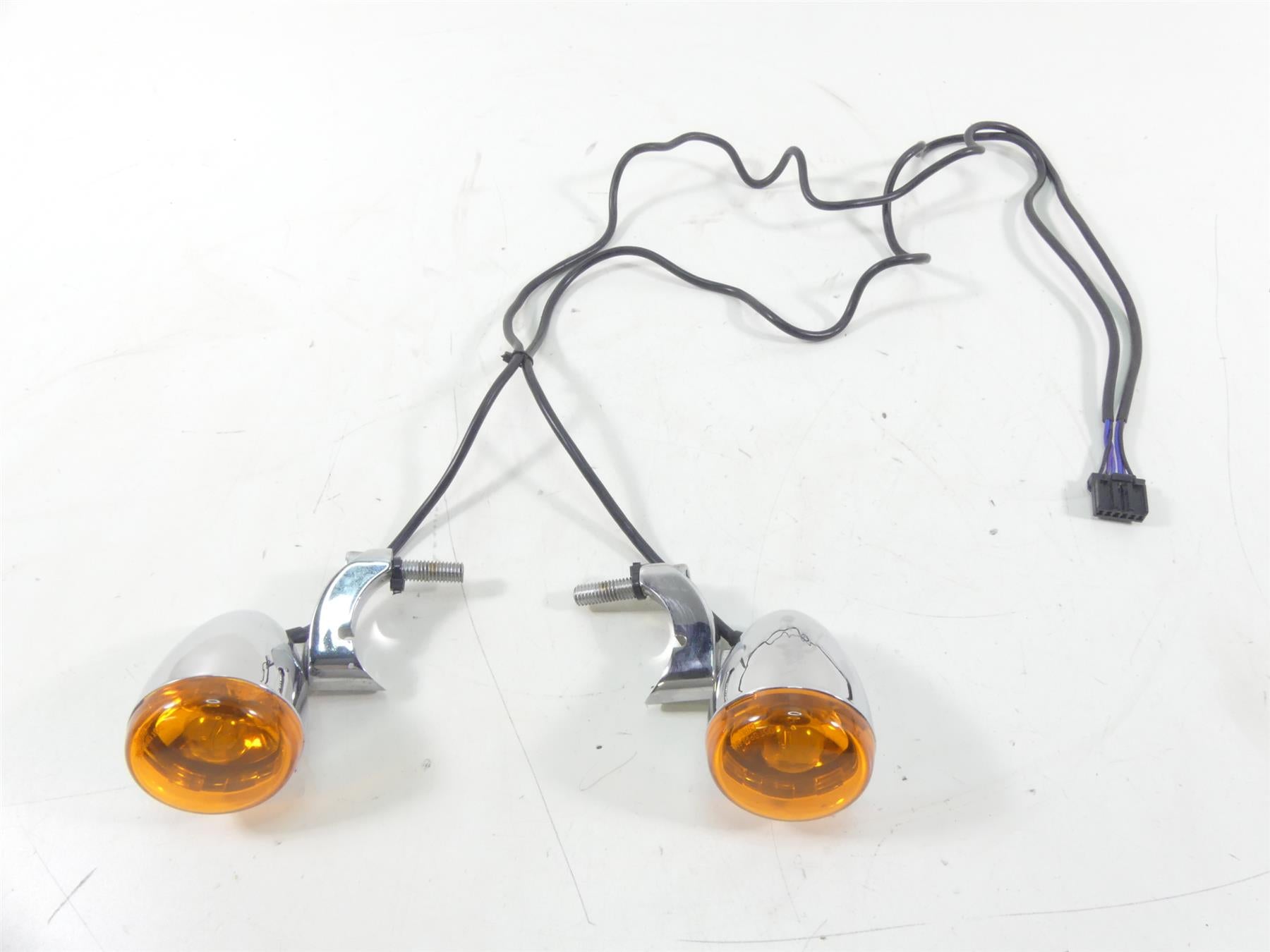1997 Harley Dyna FXDS Super Glide Conv Front Blinker Turn Signal Set 68709-94 {{ shop.shopifyCountryName }} - Mototech271