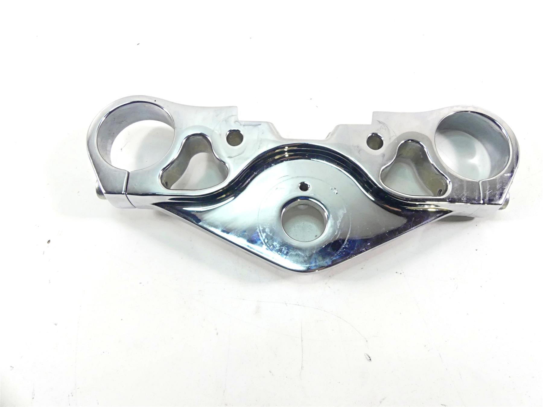 2005 Harley VRSCSE CVO V-Rod Chrome Upper Triple Tree Clamp 49mm 46773-02 {{ shop.shopifyCountryName }} - Mototech271