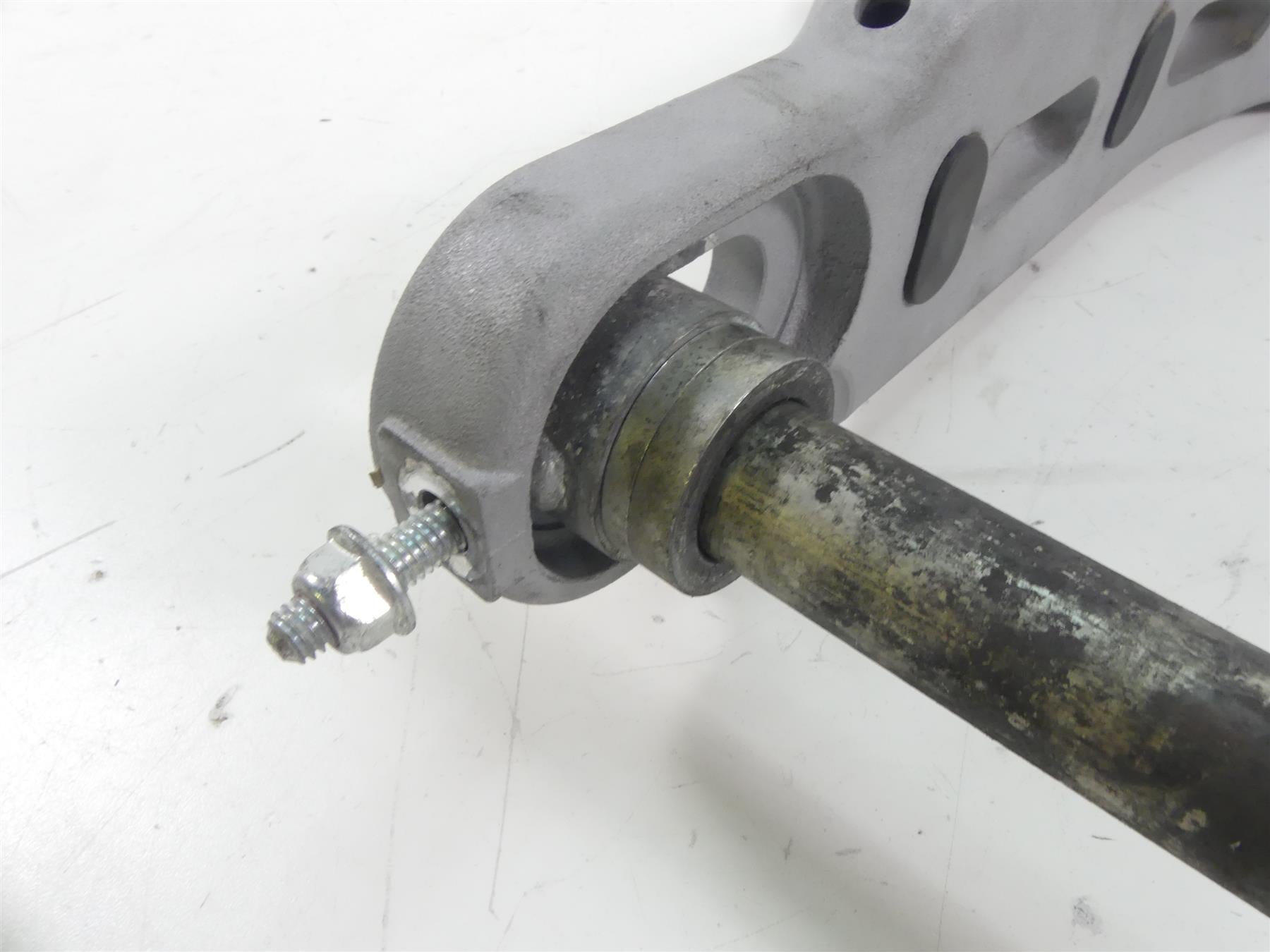 2009 Harley Sportster XR1200 Rear Swingarm Swing Arm + Axle & Guards 47680-08 {{ shop.shopifyCountryName }} - Mototech271