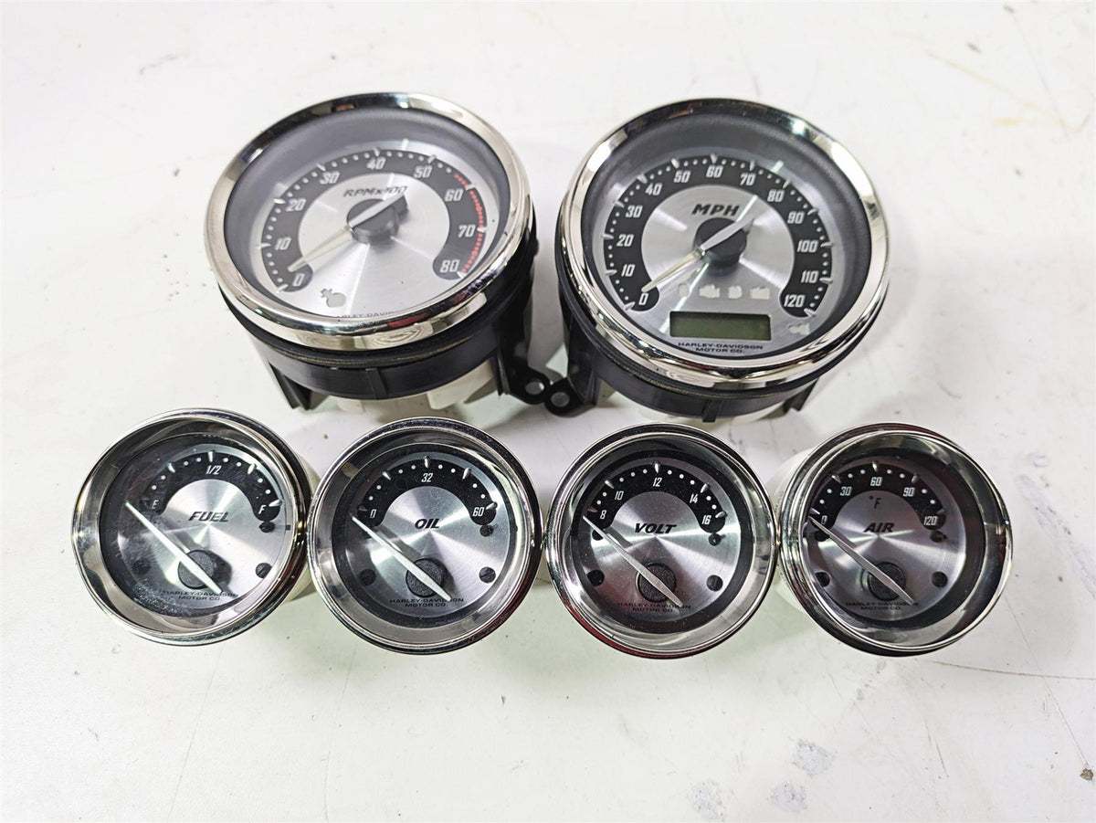 2007 Harley Touring FLHTCU SE CVO E-Glide Speedo Tacho Gauge Set 35K 67516-04B {{ shop.shopifyCountryName }} - Mototech271