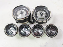 Load image into Gallery viewer, 2007 Harley Touring FLHTCU SE CVO E-Glide Speedo Tacho Gauge Set 35K 67516-04B | Mototech271
