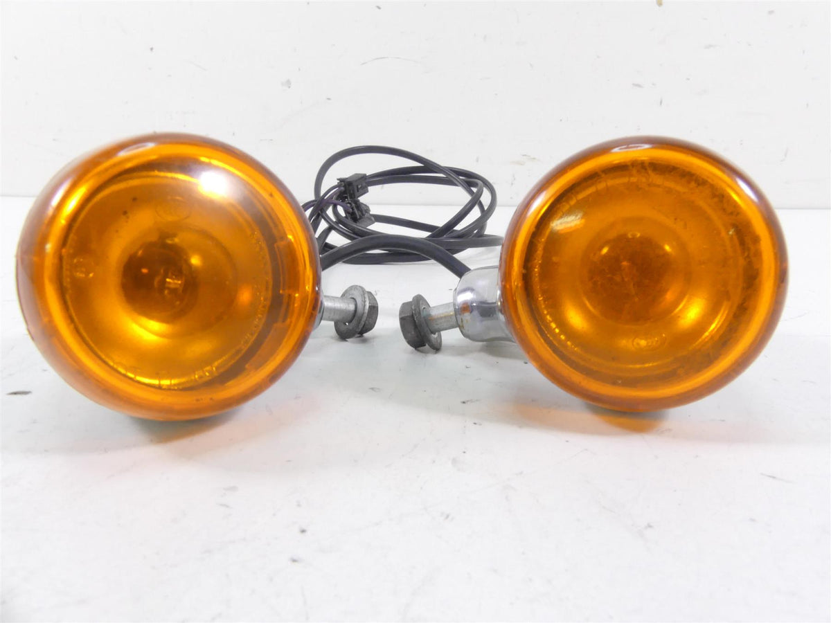 2015 Harley FXDF Dyna Fat Bob Rear Chrome Blinker Turn Signal Set -Read 68821-00 {{ shop.shopifyCountryName }} - Mototech271