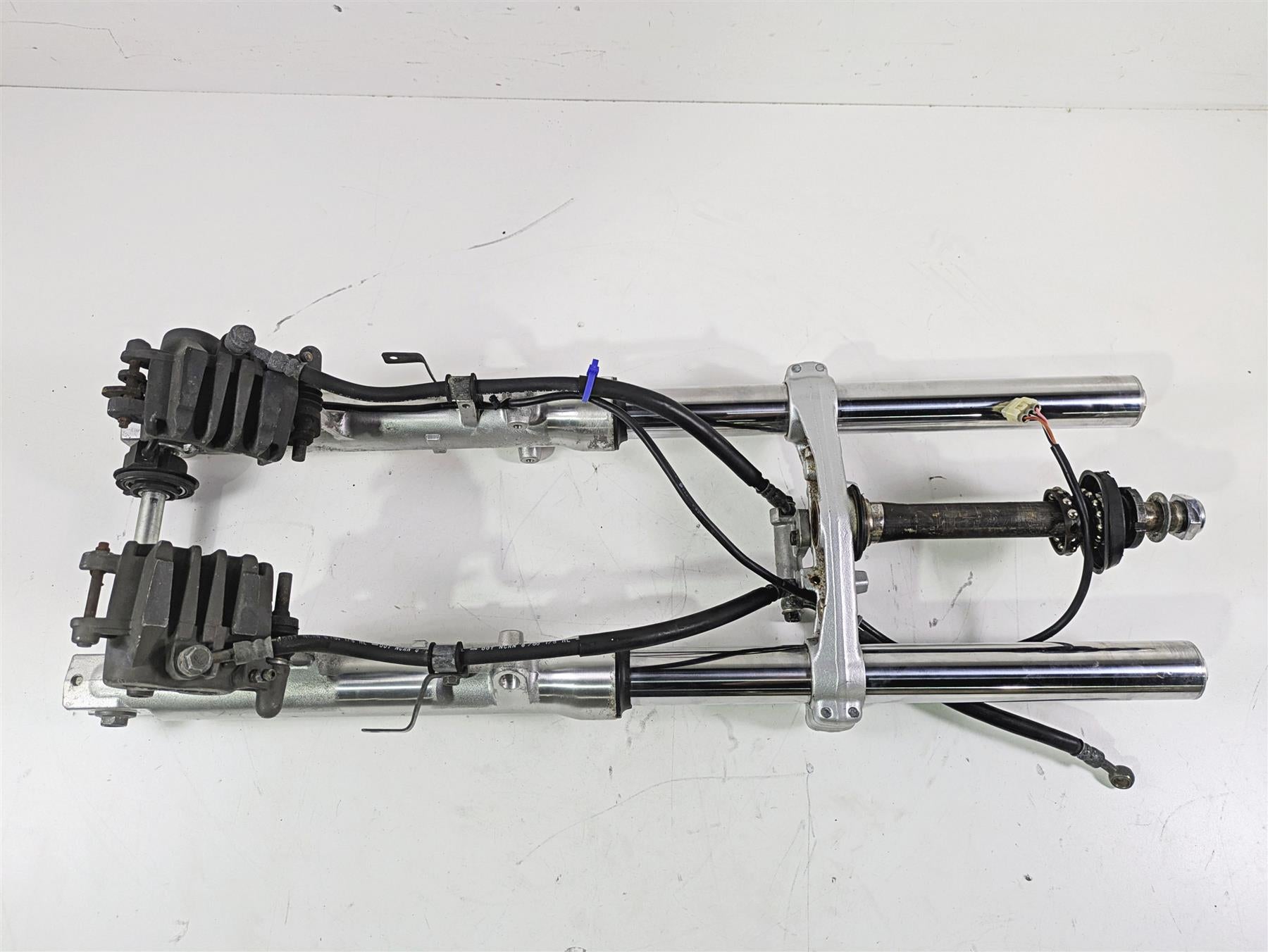 2001 Suzuki SV650 Front Fork Leg Set Caliper Lower Triple Tree Axle 51103-20F50 {{ shop.shopifyCountryName }} - Mototech271