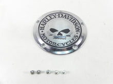 Load image into Gallery viewer, 2010 Harley Touring FLHX Street Glide Round Derby Cover Willie G Skull 25441-04
