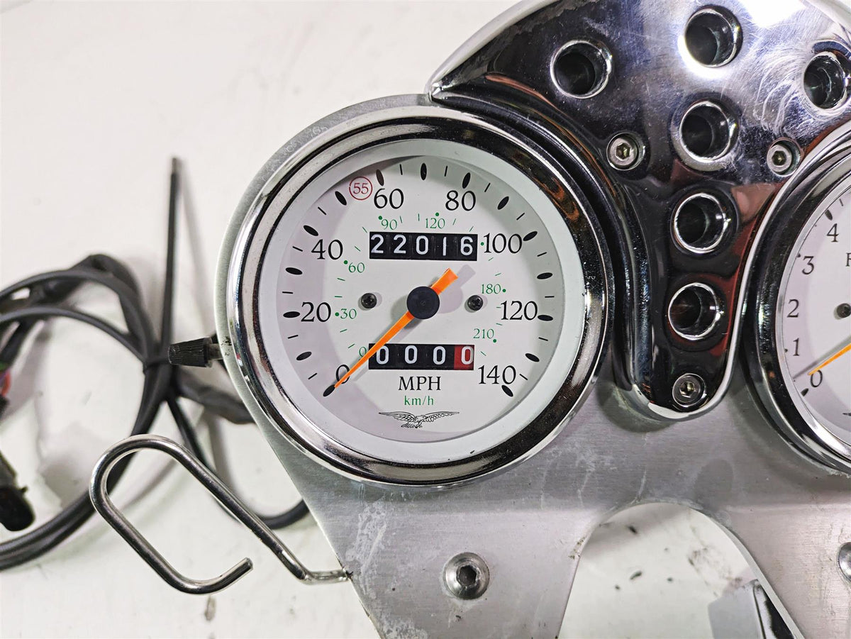 1998 Moto Guzzi California 1100 EV Speedometer Gauges + Cover - 22k GU02762400 {{ shop.shopifyCountryName }} - Mototech271