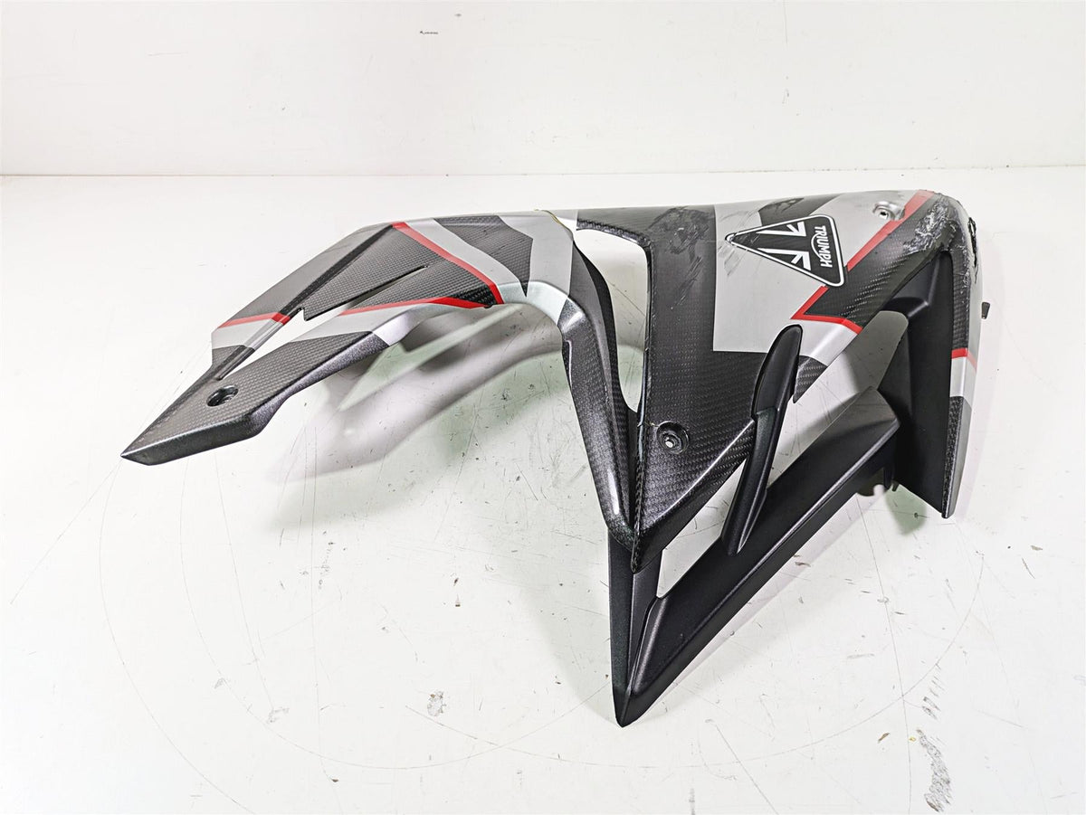 2020 Triumph Daytona 765 Moto2 Left Side Carbon Cover Fairing -Broken T2309797 {{ shop.shopifyCountryName }} - Mototech271