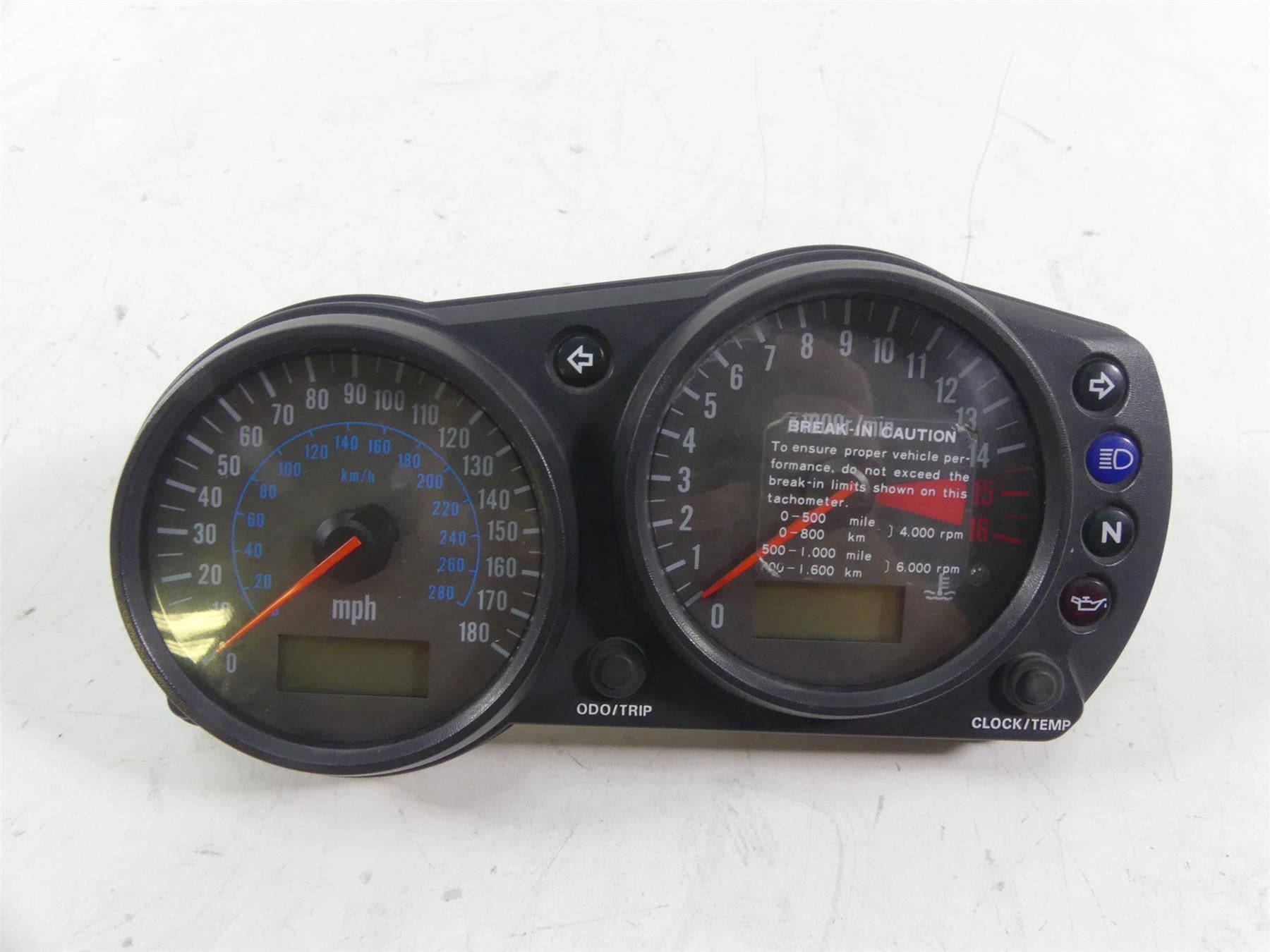 2001 Kawasaki ZX600J2 ZX6R Ninja Speedometer Speedo Gauge 55K 28011-1203 | Mototech271