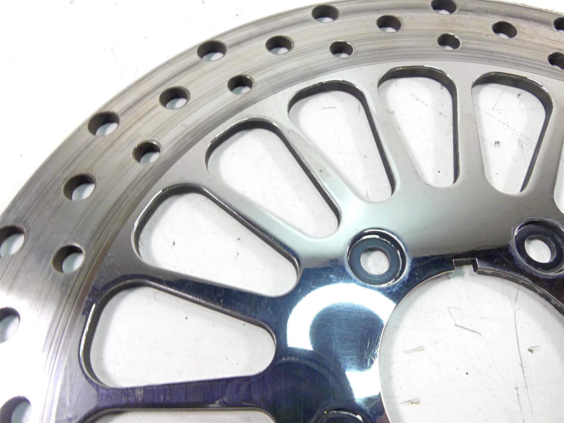2002 Harley Touring FLHTC Electra Glide Front Chrome Brake Rotor Disc Set {{ shop.shopifyCountryName }} - Mototech271