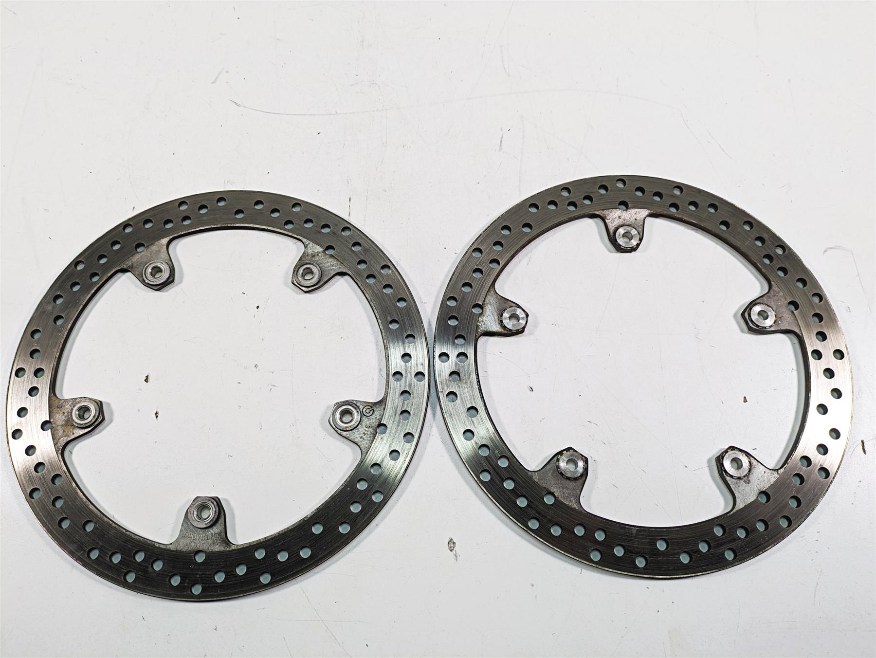 2016 BMW R1200R K53 Front Brembo Brake Disc Rotor 320mm Set 34118526575 {{ shop.shopifyCountryName }} - Mototech271