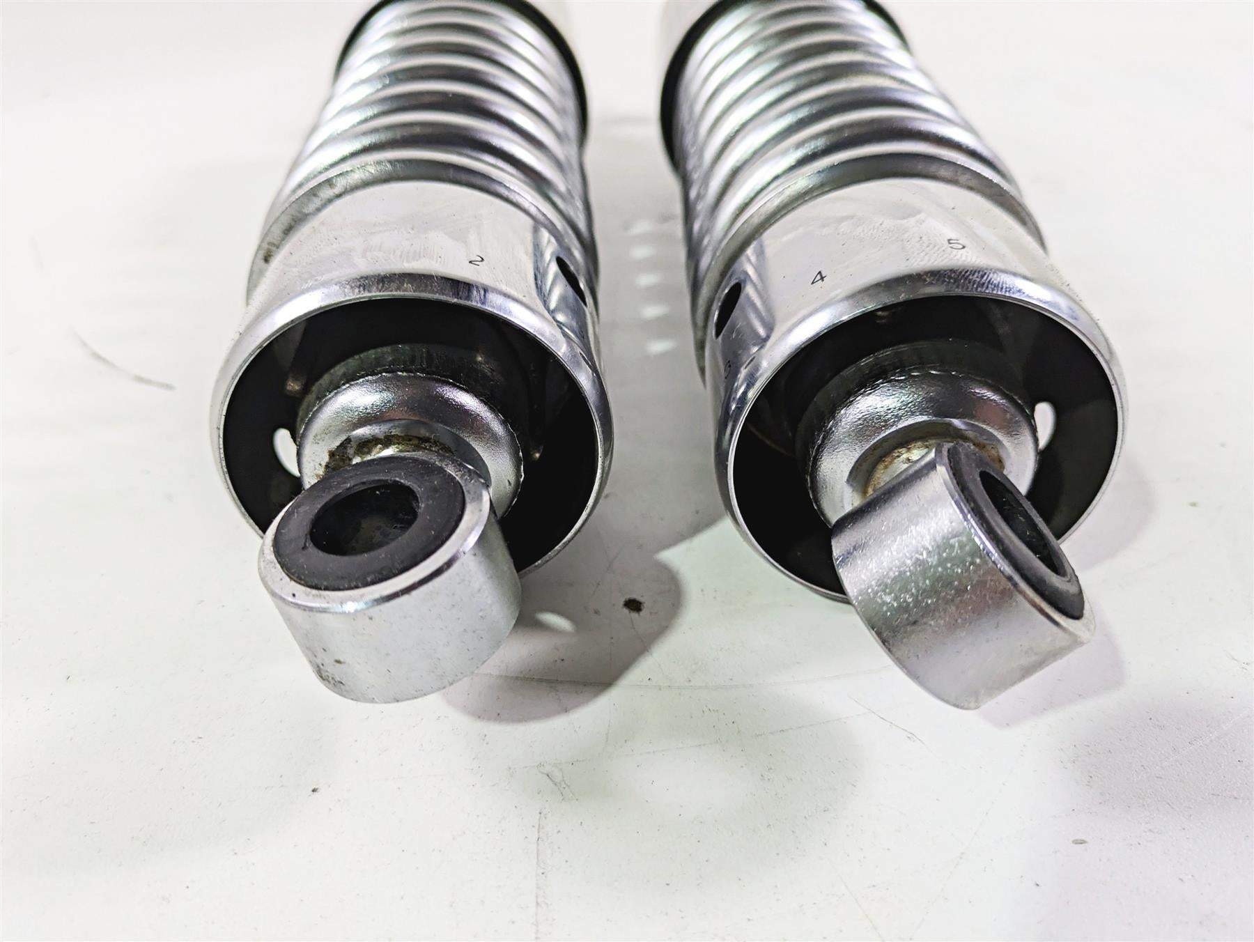 2006 Triumph Rocket 3 Rear Chrome Shock Damper Set T2055401 {{ shop.shopifyCountryName }} - Mototech271