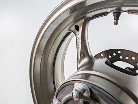 2009 Suzuki GSXR750 K9 Straight 17x5.5 Enkei Rear Wheel Rim 64111-37H00 {{ shop.shopifyCountryName }} - Mototech271