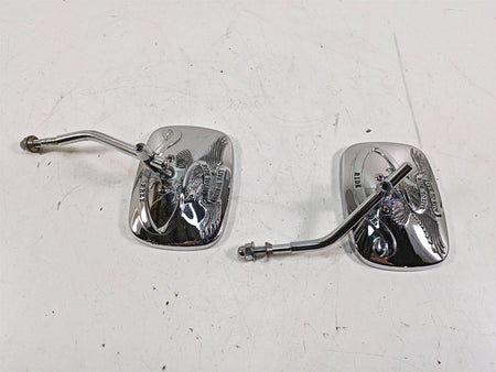 2006 Harley Softail FXSTSI Springer Live To Ride Chrome Mirror Set 91845-03B {{ shop.shopifyCountryName }} - Mototech271
