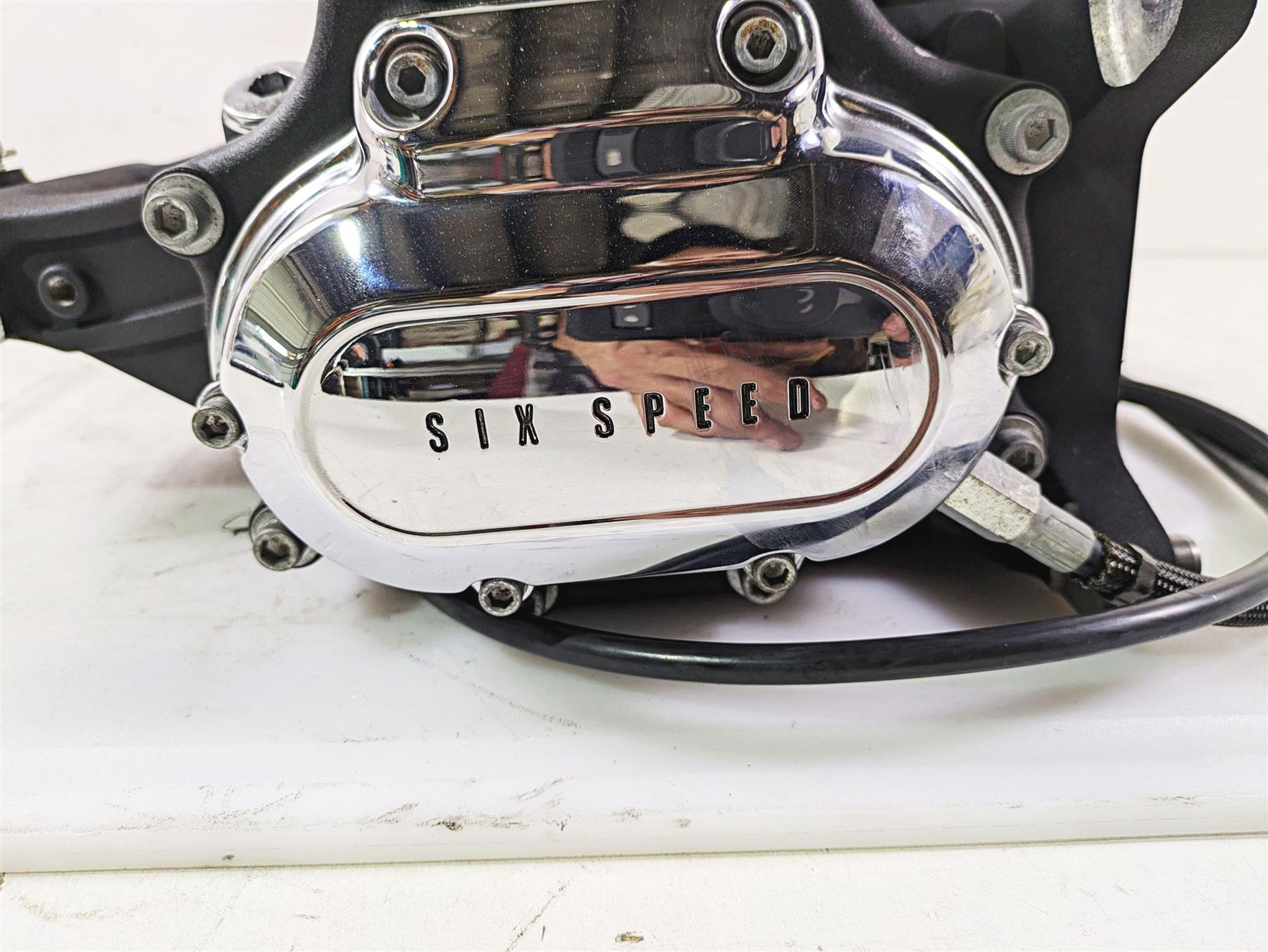 2009 Harley FXCWC Softail Rocker 6-Speed Transmission Gear Box 9k Only 33153-09 {{ shop.shopifyCountryName }} - Mototech271