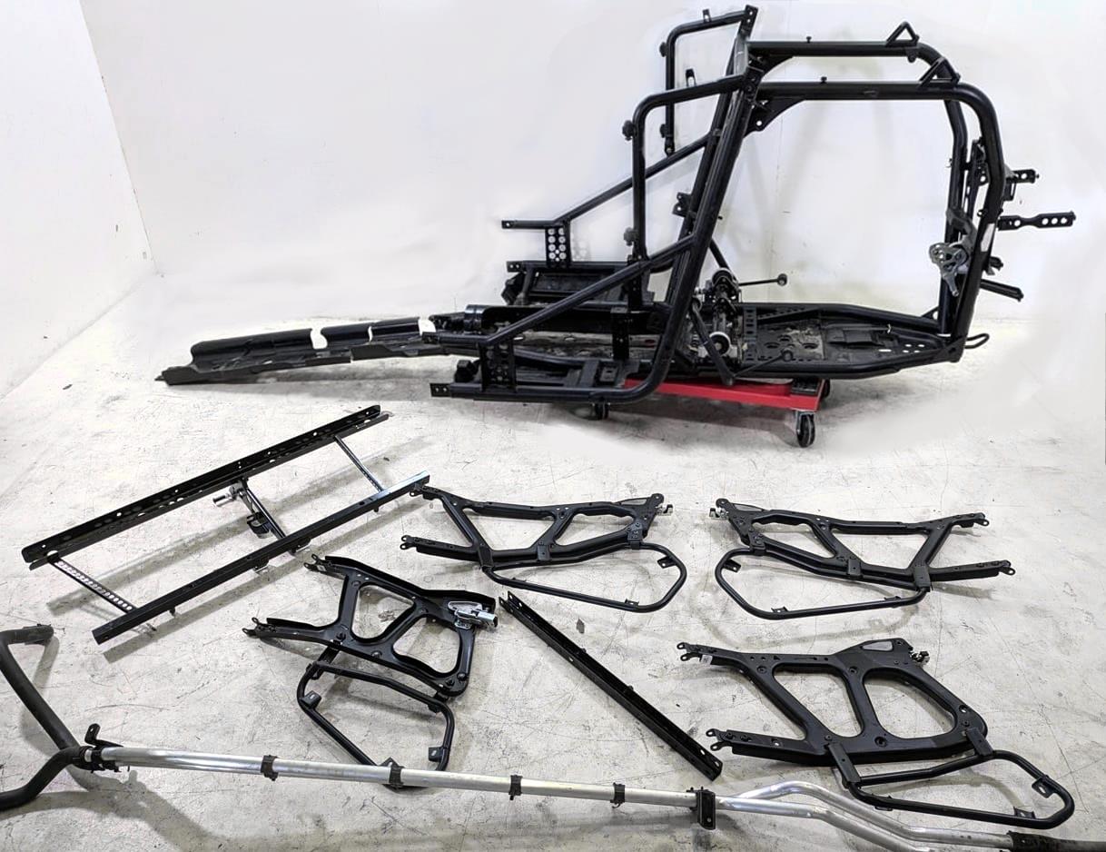 2022 Polaris RZR XP 4 1000 Premium Main Frame Chassis & Door Frames Set With Salvage Texas Title 1024526 | Mototech271