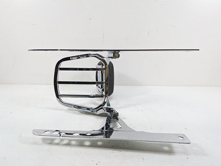 2009 Harley Dyna FXDFSE CVO Fat Bob Sissybar Sissy Bar Backrest + Luggage Rack {{ shop.shopifyCountryName }} - Mototech271