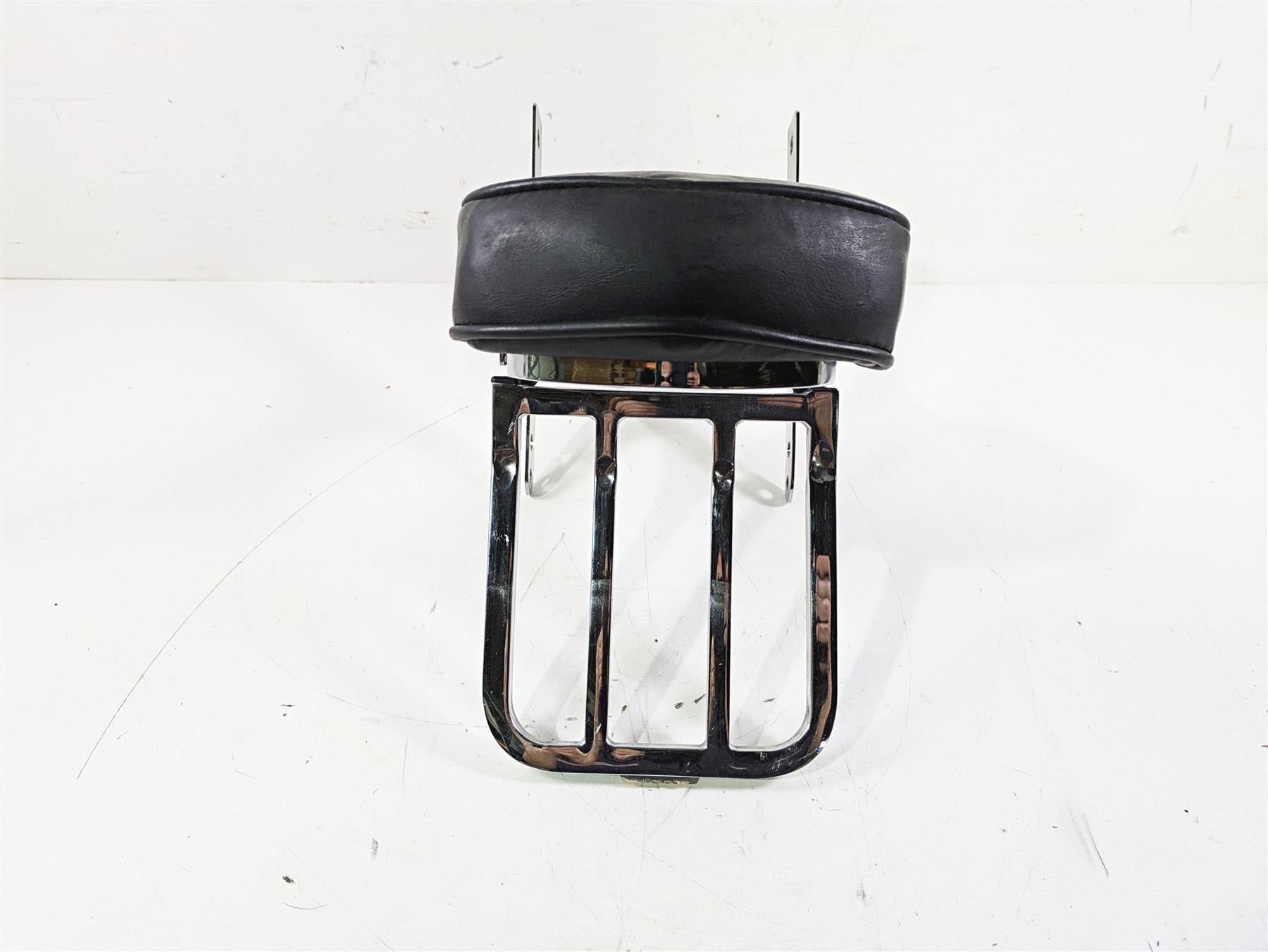 2002 Harley Dyna FXDL Low Rider Rear Chrome Sissy Bar Backrest Six Pack Rack {{ shop.shopifyCountryName }} - Mototech271