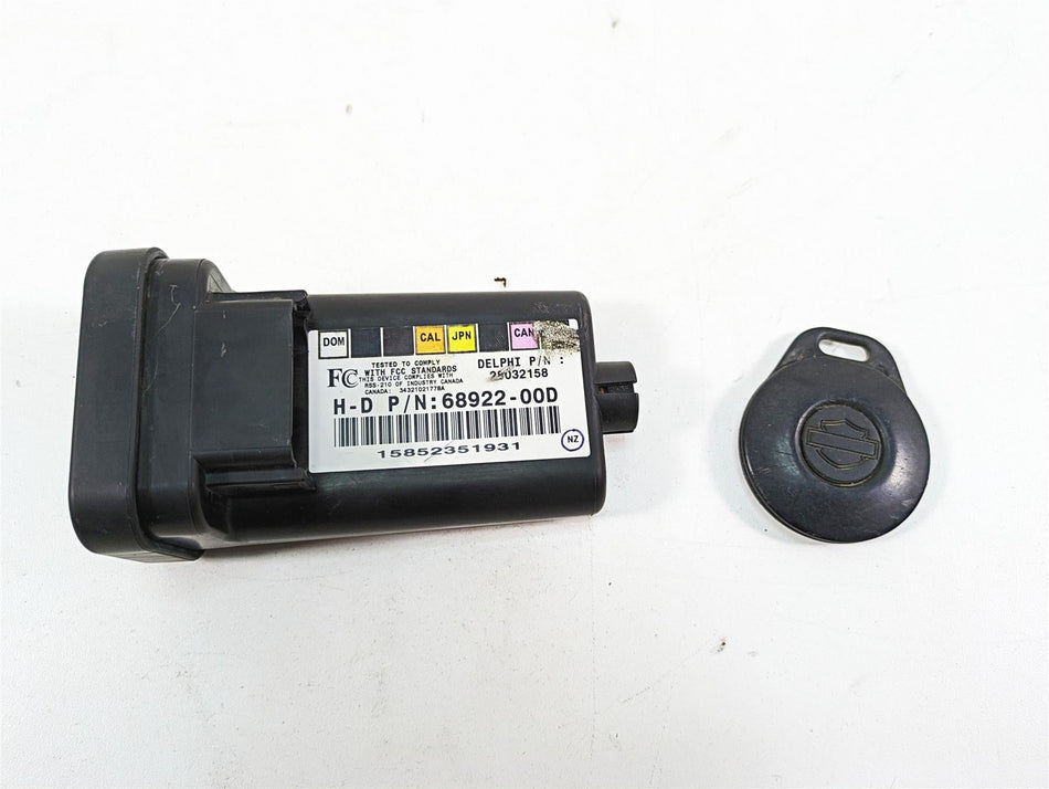 2006 Harley Touring FLHXI Street Glide Tssm Security Module + Fob Key 68922-00D {{ shop.shopifyCountryName }} - Mototech271