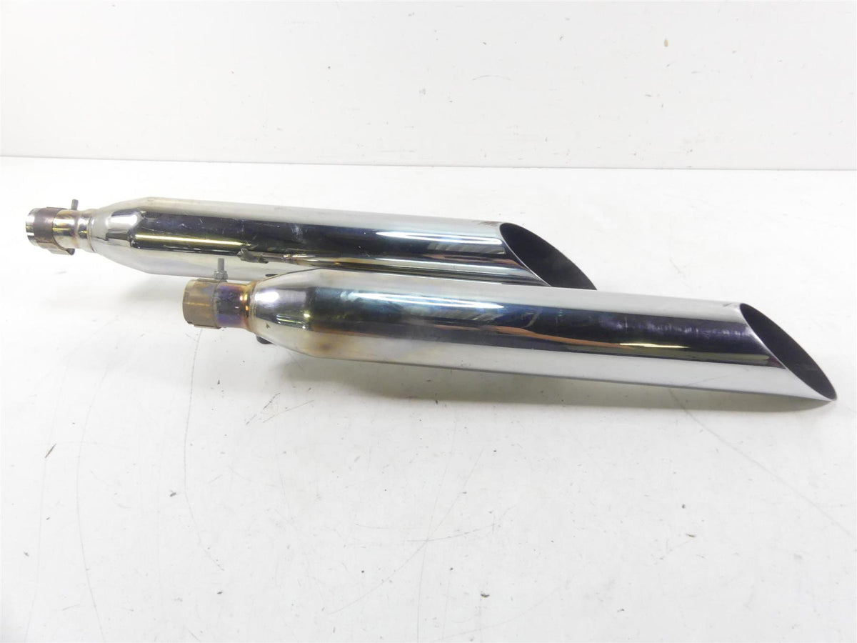 2002 Yamaha XVS1100 V-Star Cobra Slip-On Slashcut Exhaust Muffler Set 2167SC {{ shop.shopifyCountryName }} - Mototech271